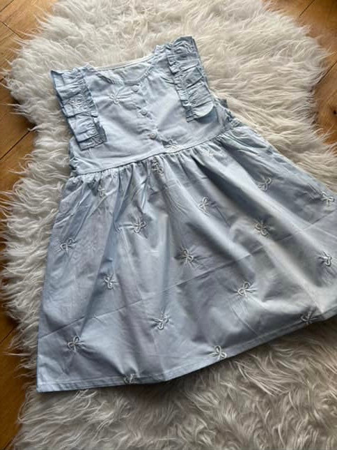 Robe // Bleu bouclés