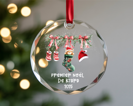 Acrylique // Ornement premier Noël