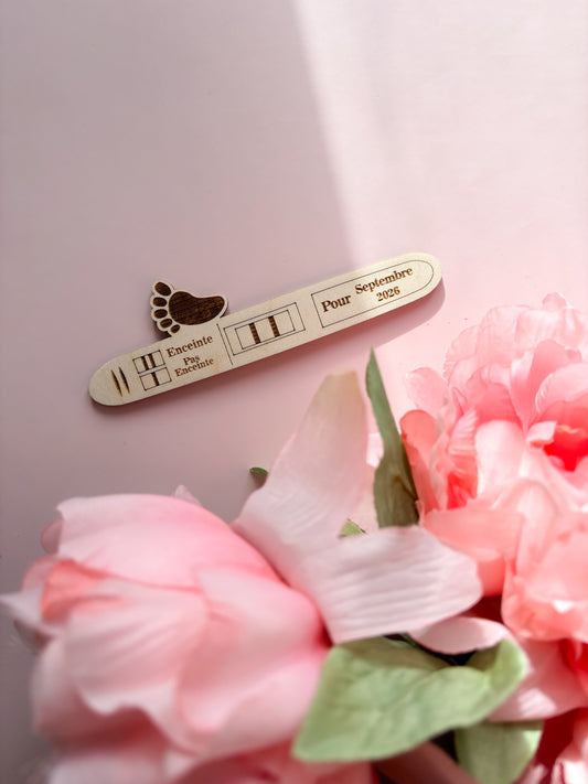 Bois // Annonce test de grossesse