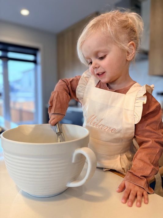 Tablier enfant // Prénom de cocotte