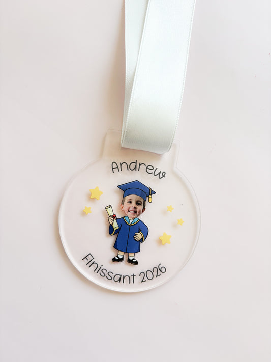 Acrylique // Médaille Finissant de garderie