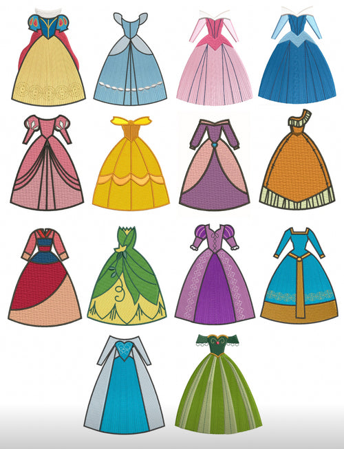 Broderie // Robes de princesses adulte