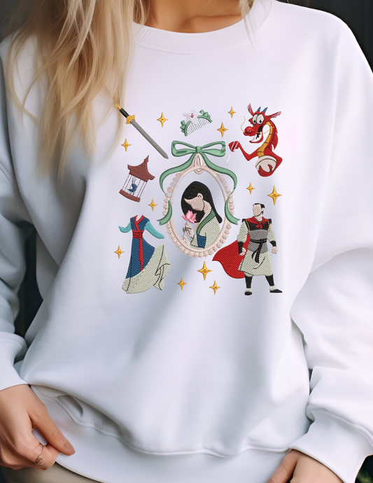 CE Broderie // Le monde de Mulan