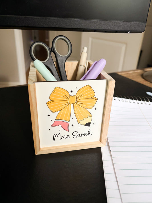 Bois // Boite à crayons