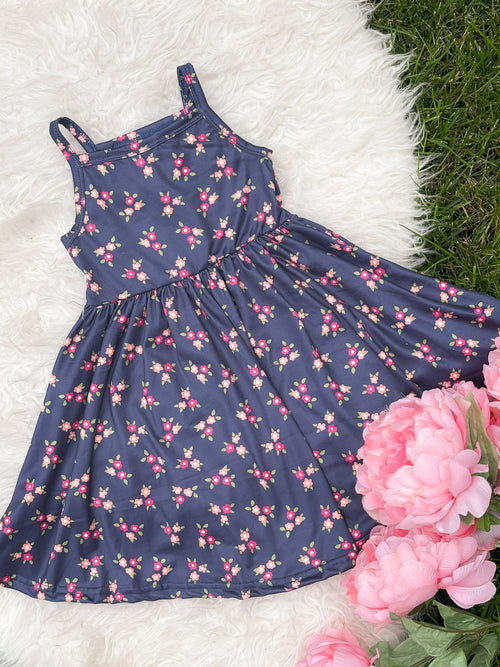 Robe camisole // Fleurs de nuit