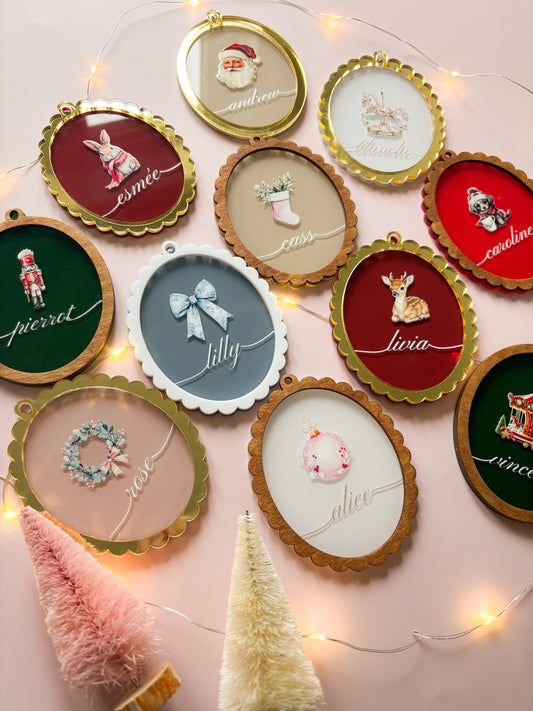 Acrylique // Ornement image personnalisée