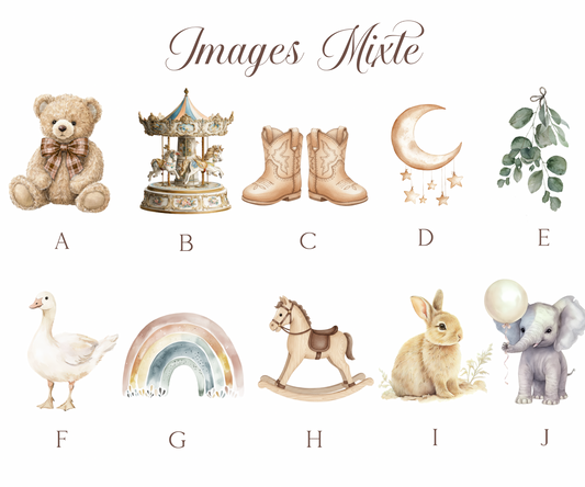 Acrylique // Cadre rectangulaire imagée