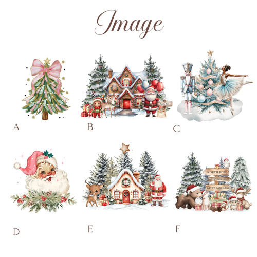 Poche de Noël // Monde de Noël