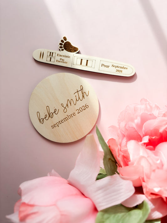 Bois // Annonce test de grossesse