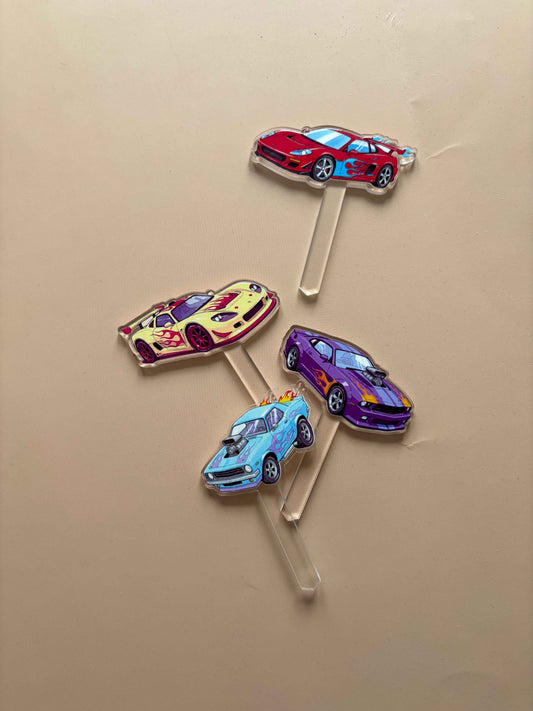 Acrylique // Caketopper images imprimées