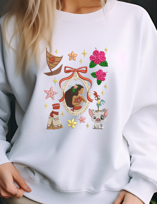 CE Broderie // Le monde de Moana