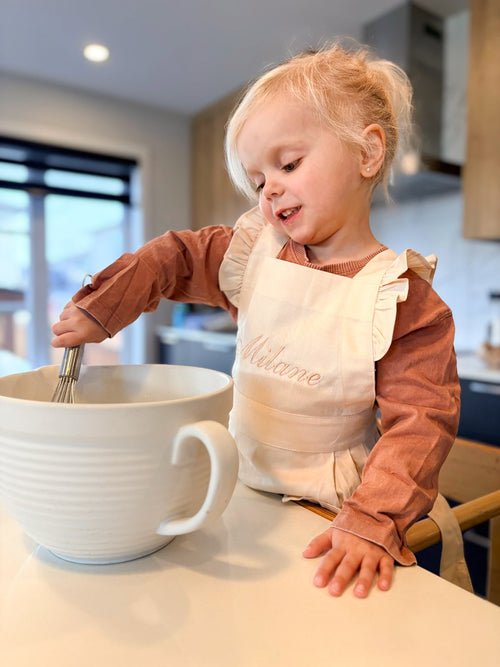 Tablier enfant // Prénom de cocotte
