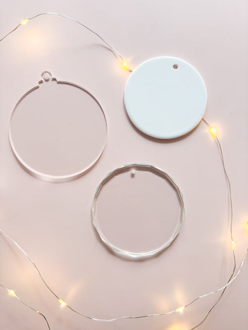 Acrylique // Ornement premier Noël