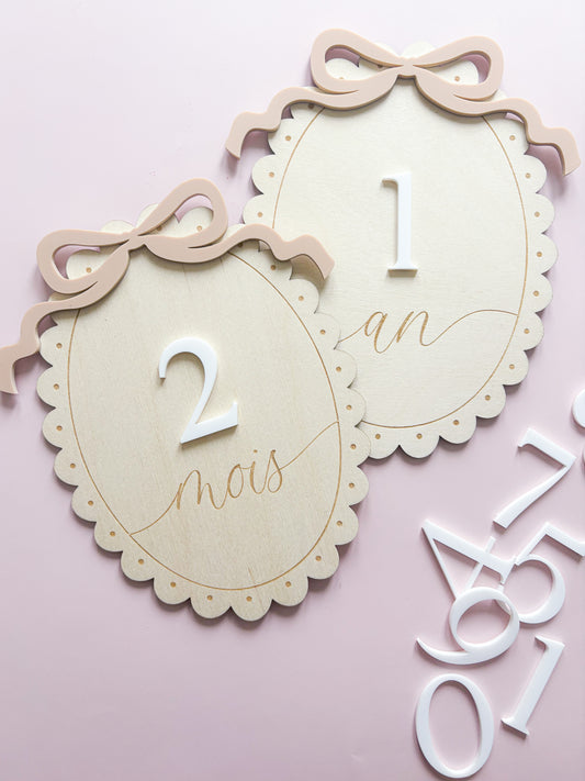 Bois // Pastille mensuelle petite coquette