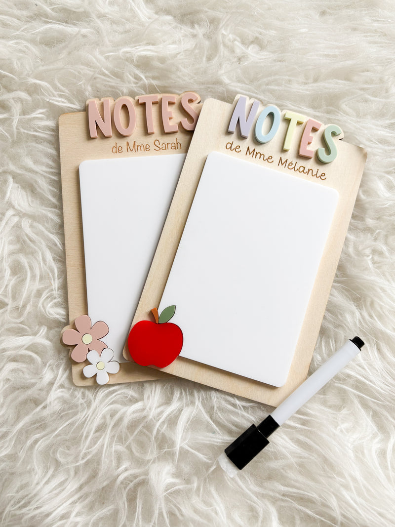 Bois // Note de professeur