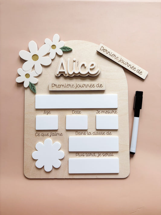 Bois // Affiche Petite Girly
