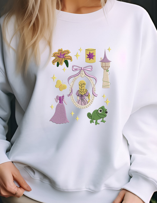 CE Broderie // Le monde de Raiponce