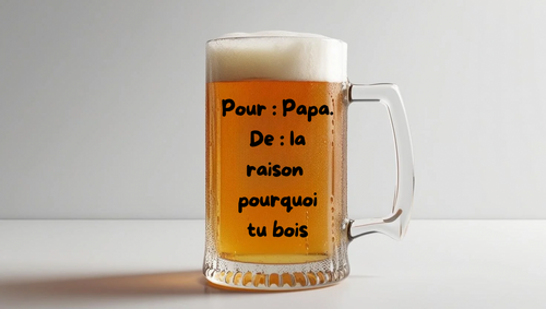 Verre de bière // La raison pourquoi papa boit