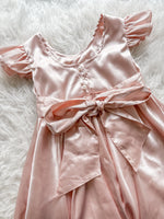 Robe cocotte // Satin champagne