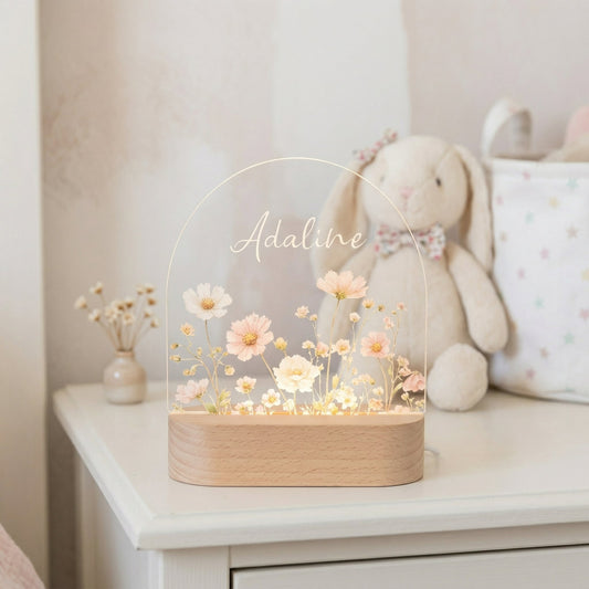 Veilleuse // Champs de fleurs