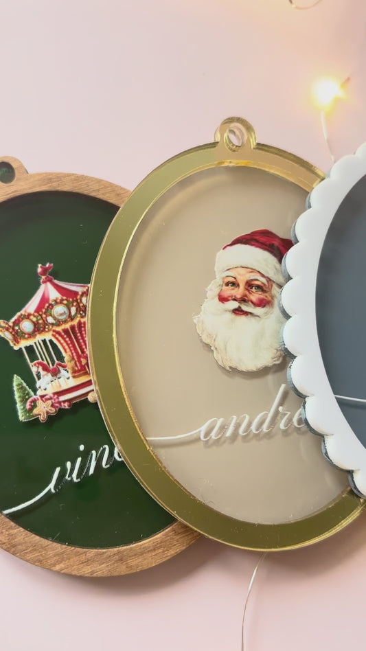 Acrylique // Ornement image personnalisée